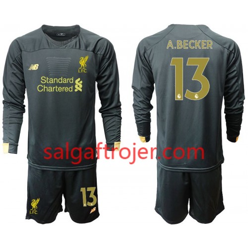 Liverpool Fodboldtrøjer A.Becker 13 Målmand Børn Hjemmebanesæt 2019/20 Langærmet Liverpool Fodboldtrøjer A.Becker 13 Målmand Børn Hjemmebanesæt 2019/20 Langærmet